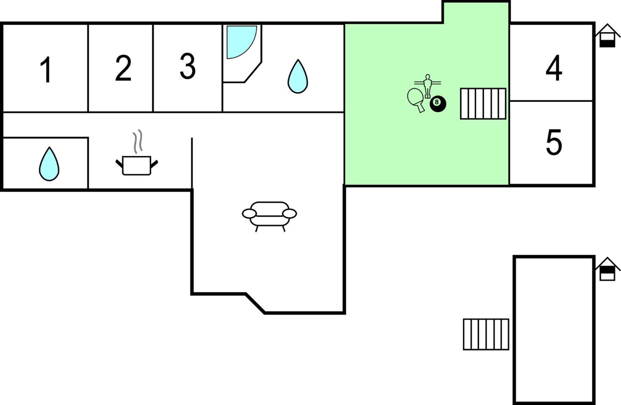 Five-Bedroom Holiday Home in Köpingsvik Eksteriør bilde